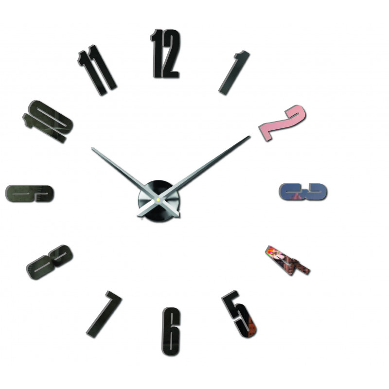 Nalepovacie nástenné hodiny,luxusné hodiny na stentu,plastové hodiny