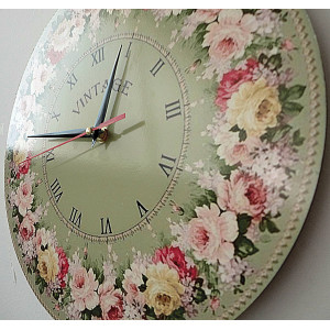 Moderné hodiny na stenu, nástenné hodiny z dreva, preglejka 2