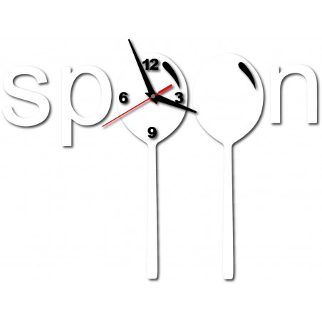 Moderné hodiny na stenu vyrobené z plastu. Vlastná výroba, X-momo