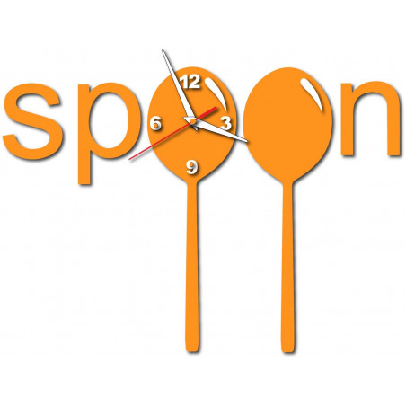 Moderné hodiny na stenu vyrobené z plastu. Vlastná výroba, X-momo