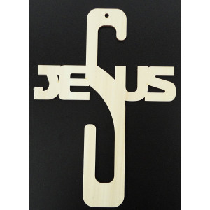 Drevená dekorácia krížik - Jesus, rozmer-250x180 mm 2