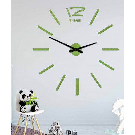 Moderné hodiny na stenu, nástenné hodiny z dreva, preglejka