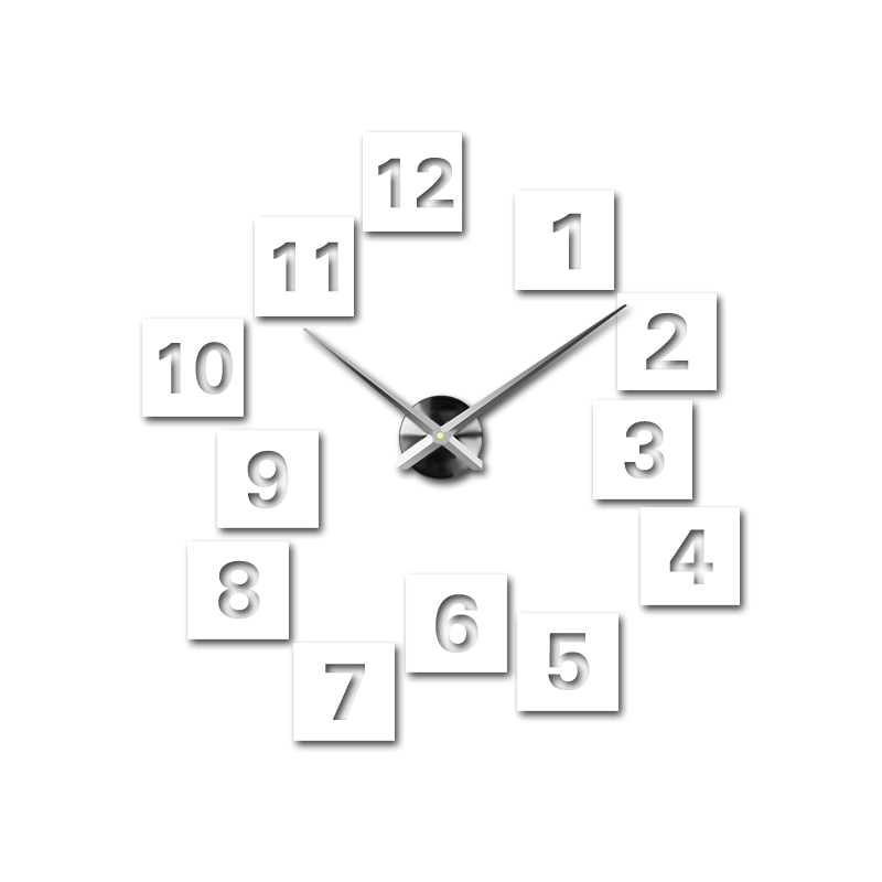 Nalepovacie nástenné hodiny,luxusné hodiny na stentu,plastové hodiny