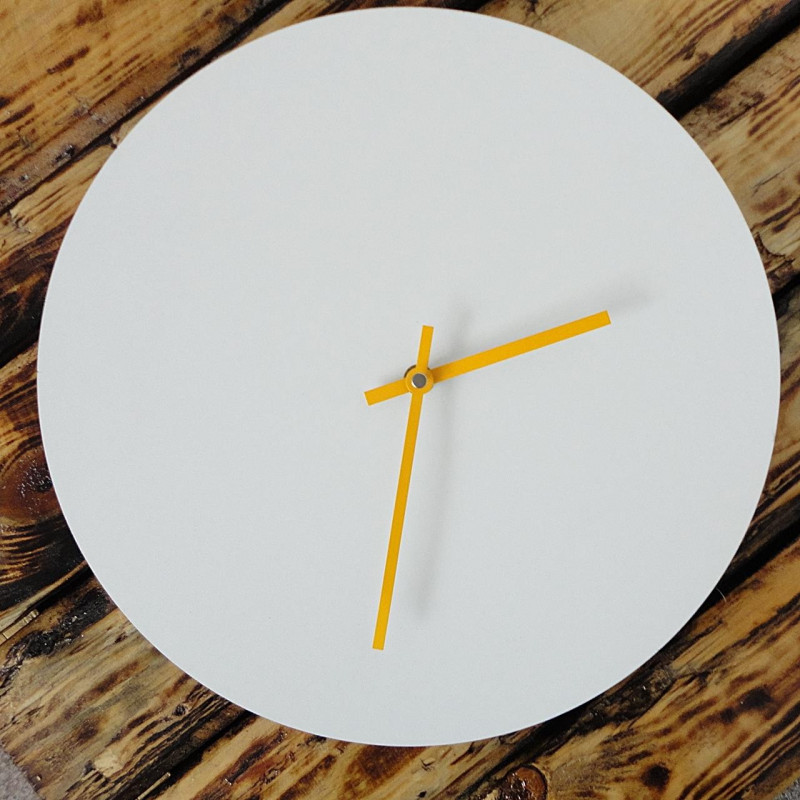 Nástenné hodiny  FAREBNÉ HDF Oliva