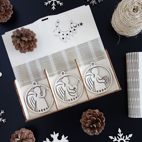 Ozdoby na vianočný stromček, 1 sada-18 kusov