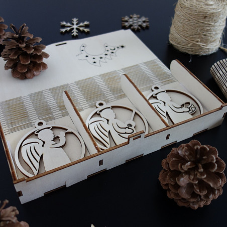 Ozdoby na vianočný stromček, 1 sada-18 kusov