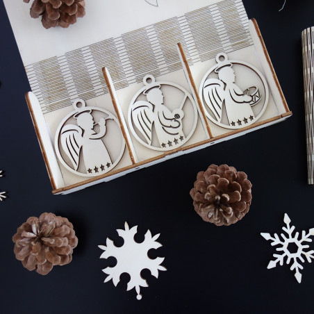 Ozdoby na vianočný stromček, 1 sada-18 kusov