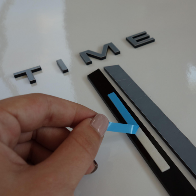 Moderné nástenne hodiny nalepovacie Stor  2D plexi