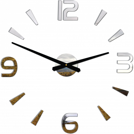 Moderné nástenne hodiny nalepovacie Stor  2D plexi Moderné nástenne hodiny nalepovacie Stor  2D plexi