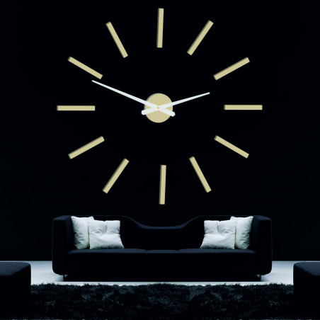 Moderné nástenné hodiny paličky 2D plexi MIRROR