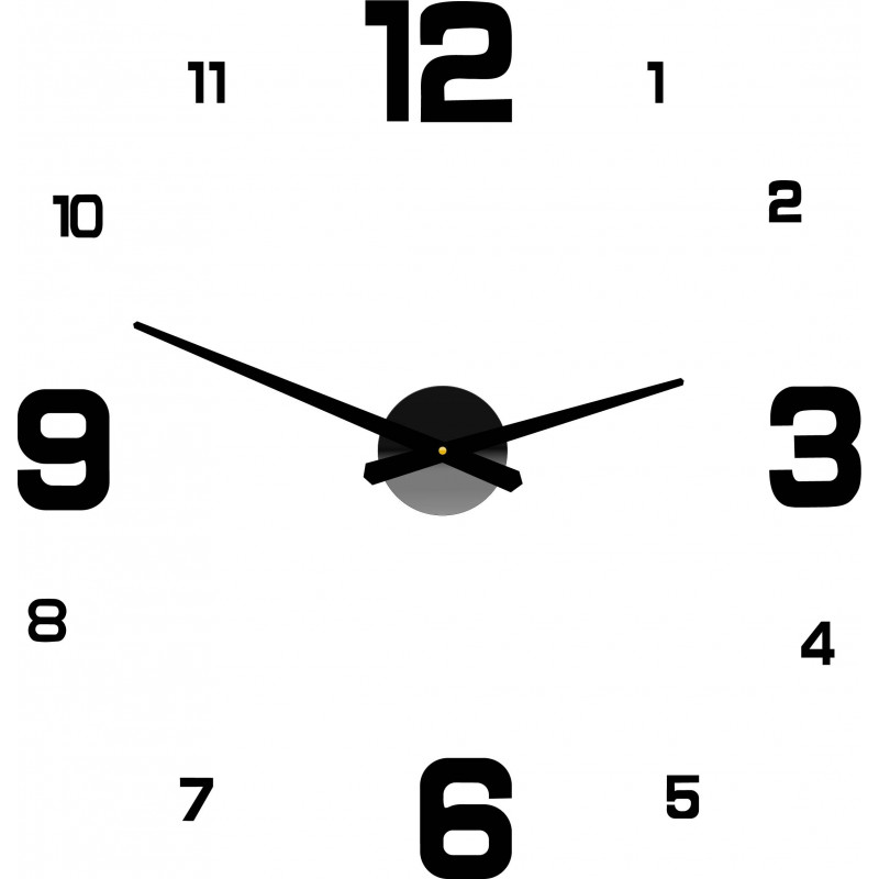 Moderné nástenné hodiny JOLYI FOX Plexi