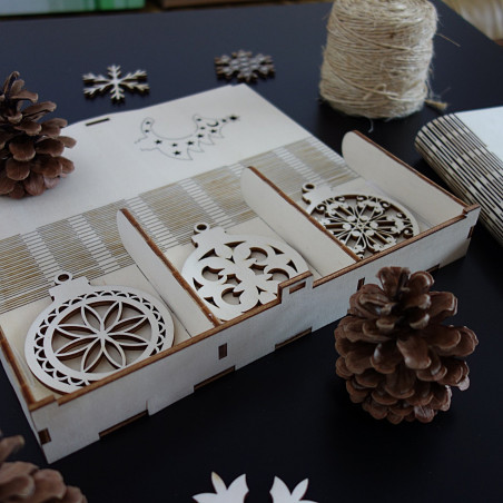 Ozdoby na vianočný stromček, 1 sada-18 kusov