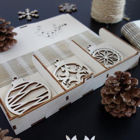 Kolekcia vianočných ozdôb, 1 sada-18 kusov