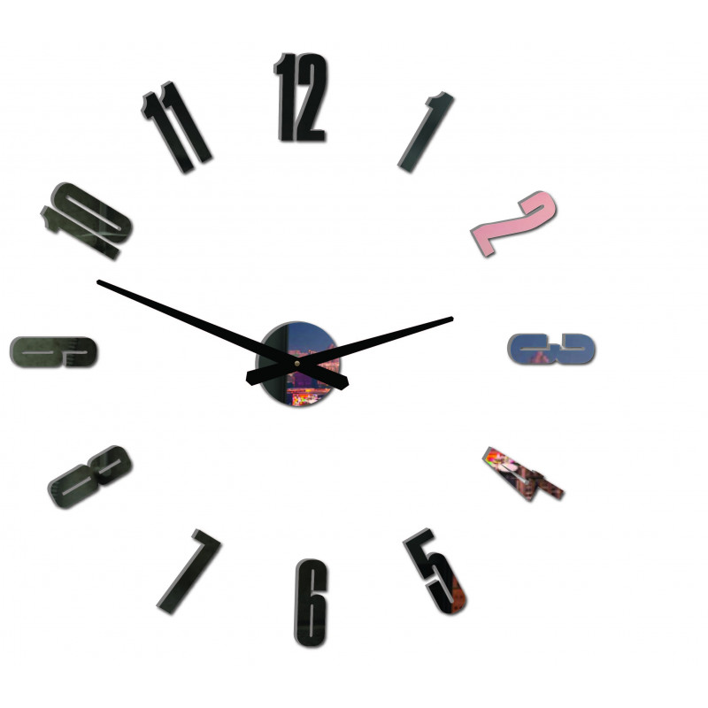 Moderné nástenné hodiny ARABIC PLEXI