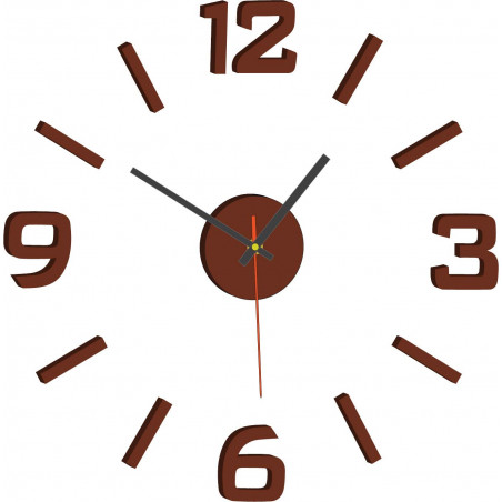 Nástenné hodiny nalepovacie XS SANDERO Nástenné hodiny nalepovacie XS SANDERO