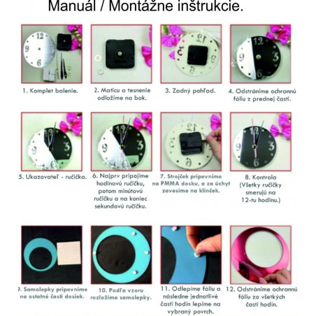 Nástenné hodiny do obývačky SWITCH