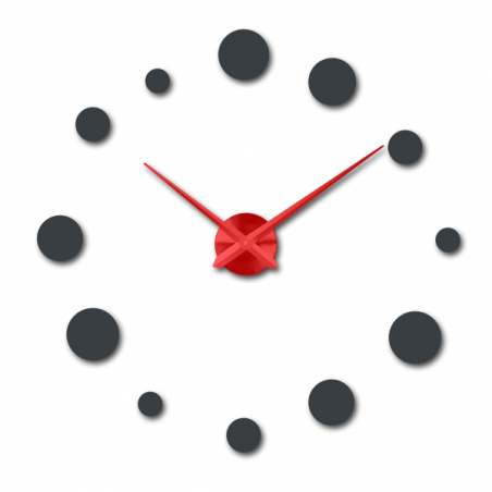 Veľké nástenné hodiny bodka (moderné hodiny na stenu) DEKORAJ Veľké nástenné hodiny bodka (moderné hodiny na stenu) DEKORAJ