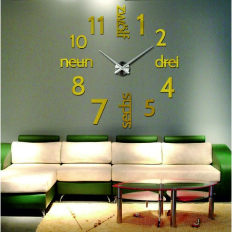 Moderné hodiny na stenu DIY DRIWAL 3D Moderné hodiny na stenu DIY DRIWAL 3D