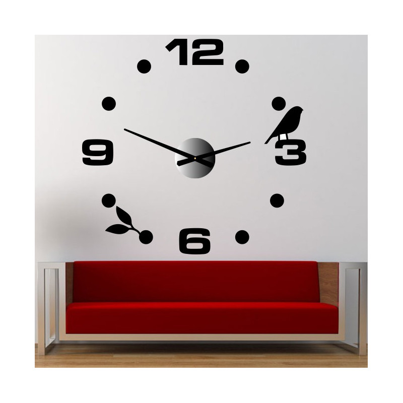 Nástenné hodiny line nalepovacie DIY Pohoda