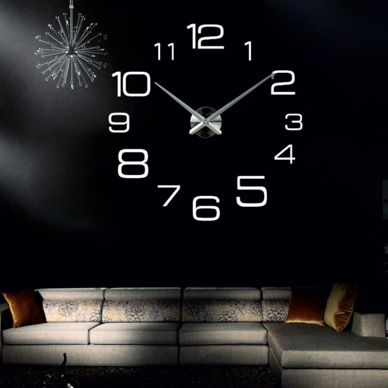 Nástenné hodiny veľké design hodiny DIY KULFOLD