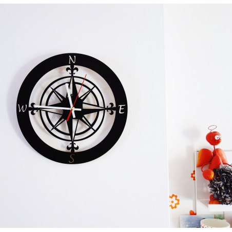 Nástenné hodiny svetové strany GUALD