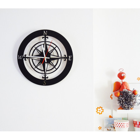 Nástenné hodiny svetové strany GUALD