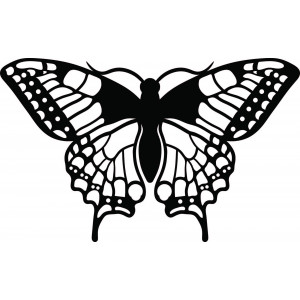 Nočný motýľ  vyrezávaný z drevenej preglejky L  420X 257 mm  LEOPARTID 2