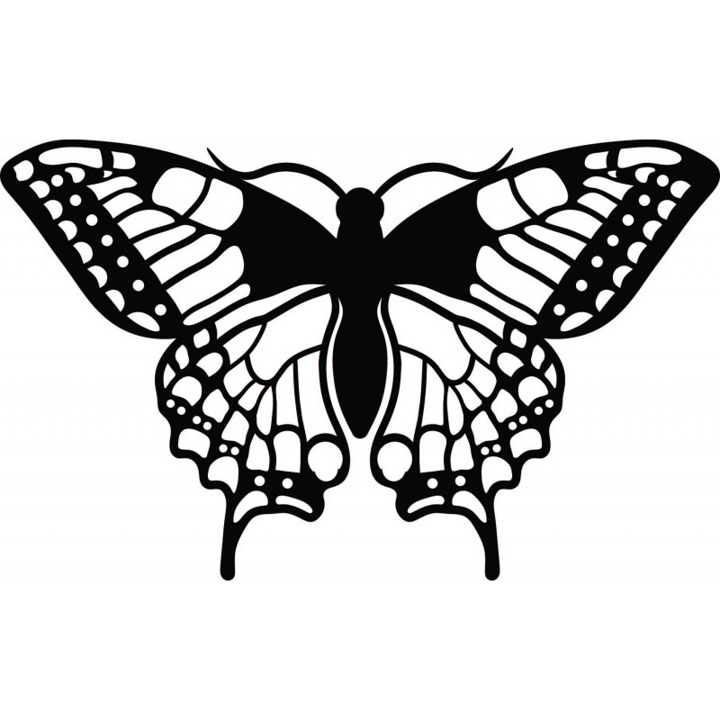 Nočný motýľ  vyrezávaný z drevenej preglejky L  420X 257 mm  LEOPARTID