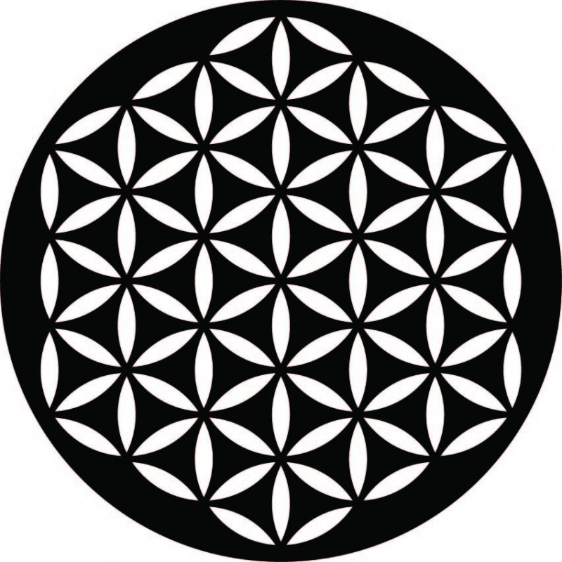 Mandala pohoda drevený obraz na stenu z preglejky YISUIYU