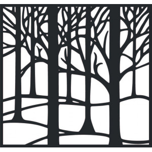 Obraz na stenu vyrezávaný z drevenej preglejky Topoľ LUBELA 2