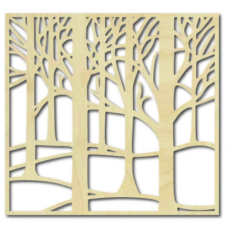 Obraz na stenu vyrezávaný z drevenej preglejky Topoľ LUBELA