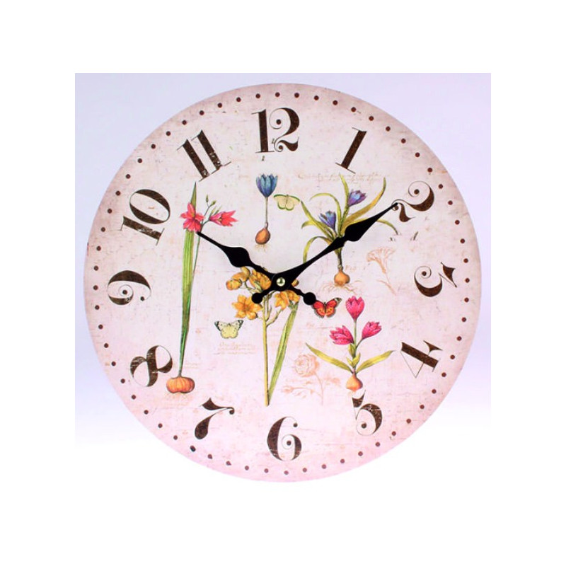 Hodiny z dreva vitajte v mojom dome  MDF . Fi 30 cm