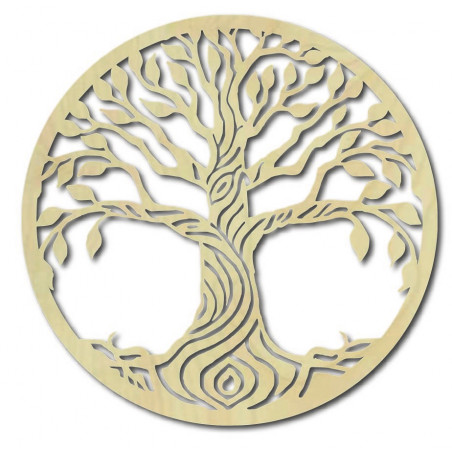 Obraz na stenu strom z topoľ preglejky BIDHIA