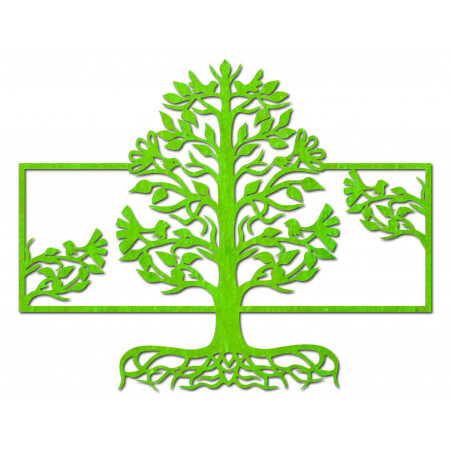 Drevený obraz na stenu korene strom z drevenej preglejky topoľ MALFEL