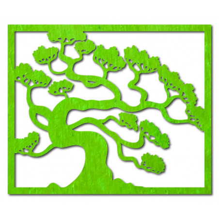 Drevený obraz na stenu strom bonsai drevenej preglejky topoľ DRAZSKA