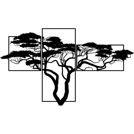 Drevený obraz na stenu BONSAJ  Obraz sa skladá z troch častí SKALICA Drevený obraz na stenu BONSAJ  Obraz sa skladá z troch častí SKALICA