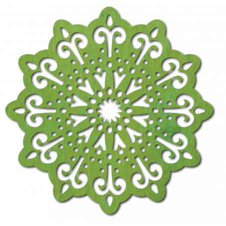 čierny obraz na stenu kvet z dreva preglejky