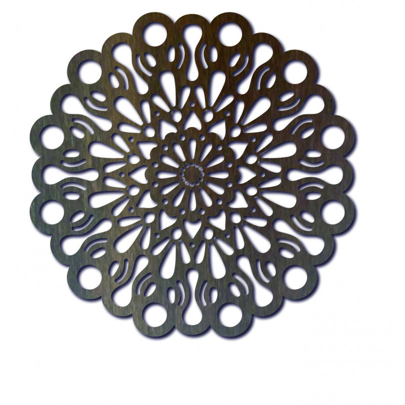 STYLESA drevený obraz na stenu z preglejky  ORFEA PR0224 čierny