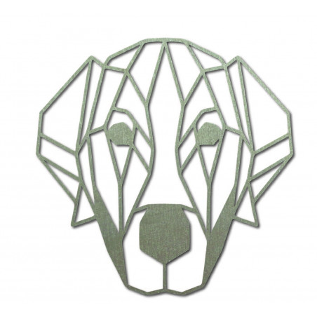 STYLESA moderný obraz na stenu pes z preglejky PR0229 HAFFF čierna