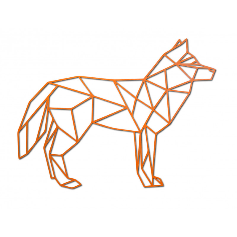 STYLESA  vyrezávaný  obraz na stenu  z preglejku vlk PR0231 čierny