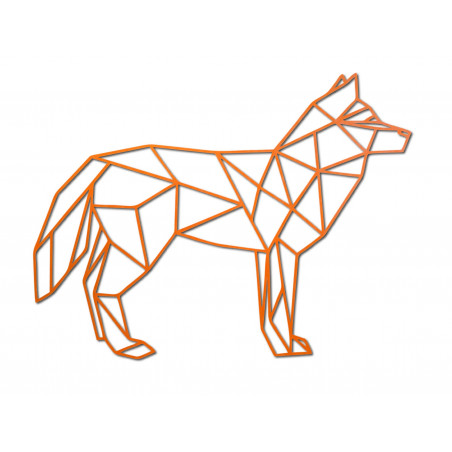 STYLESA  vyrezávaný  obraz na stenu  z preglejku vlk PR0231 čierny