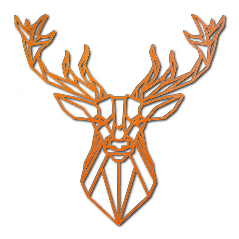 STYLESA vyrezávaný drevený obraz jeleň PR0232 čierna