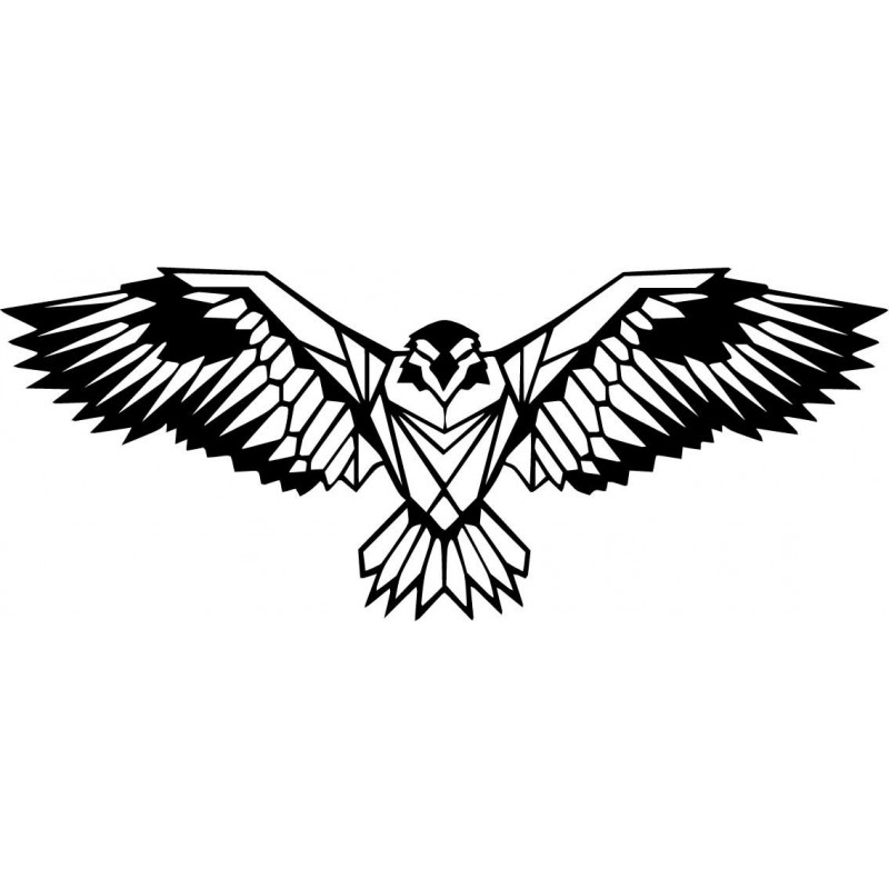 SENTOP vyrezávaný  drevený obraz  orol PR0233 čierny