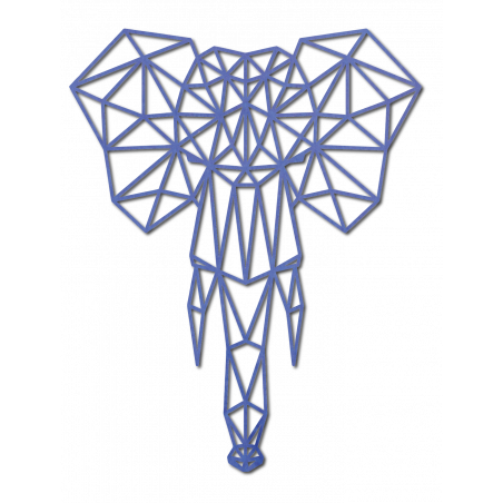 STYLESA Drevený obraz na stenu z preglejky slon PR0238 čierny