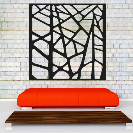 Vyrezávaný drevený obraz na stenu z preglejky ornament