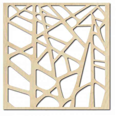 Vyrezávaný drevený obraz na stenu z preglejky ornament