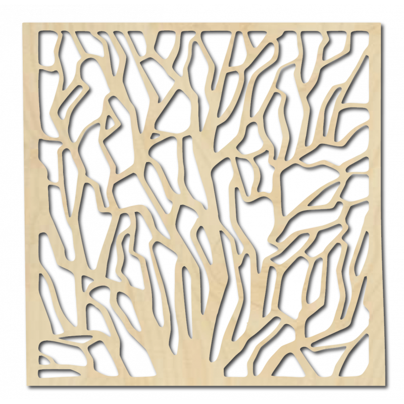 Vyrezávaný Drevený obraz na stenu z preglejky KVADERR