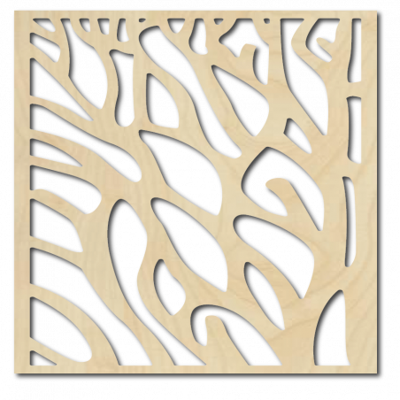 Vyrezávaný obraz na stenu z drevenej preglejky strom