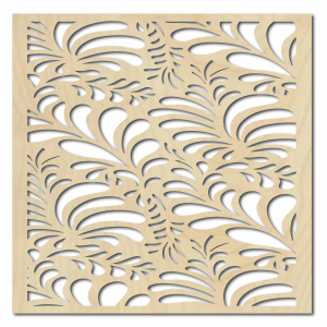 Vyrezávaný obraz na stenu z drevenej preglejky kvet LUPENE 2