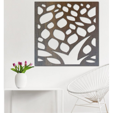 Vyrezávaný obraz na stenu z drevenej preglejky kvet LUSEKOJ